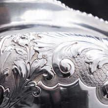 Load image into Gallery viewer, Antique Solid Silver Kettle with Ornate Chased Motifs - Elkington & Co. 1904 - Artisan Antiques
