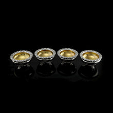 Load image into Gallery viewer, A Magnificent Set of 4 Georgian Solid Silver Salt Cellars - Barnard 1837