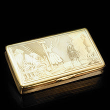 Load image into Gallery viewer, Fine Engraved French Silver Gilt Snuff Box - c.1850 - Artisan Antiques