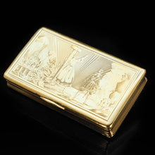 Load image into Gallery viewer, Fine Engraved French Silver Gilt Snuff Box - c.1850 - Artisan Antiques