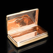 Load image into Gallery viewer, Fine Engraved French Silver Gilt Snuff Box - c.1850 - Artisan Antiques