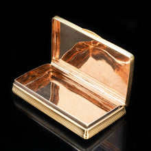 Load image into Gallery viewer, Fine Engraved French Silver Gilt Snuff Box - c.1850 - Artisan Antiques