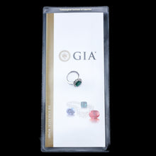 Load image into Gallery viewer, 5CT Natural Emerald & Diamond 14K White Gold Cluster Ring - GIA Certified