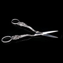 Load image into Gallery viewer, Georgian Solid Silver Grape Scissors - William Eley & William Fearn 1816 - Artisan Antiques