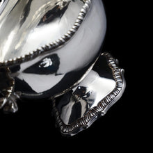 Load image into Gallery viewer, A Pair of Georgian Solid Silver Pedestal Sauce Boats - William Collins 1774 - Artisan Antiques