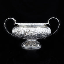 Load image into Gallery viewer, Georgian Solid Silver 3-Piece Chased Tea Set Chinoiserie Interest - Robert Peppin 1824 - Artisan Antiques