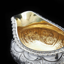 Load image into Gallery viewer, Georgian Solid Silver 3-Piece Chased Tea Set Chinoiserie Interest - Robert Peppin 1824 - Artisan Antiques