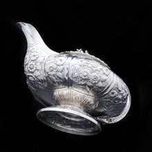 Load image into Gallery viewer, Georgian Solid Silver 3-Piece Chased Tea Set Chinoiserie Interest - Robert Peppin 1824 - Artisan Antiques