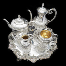 Load image into Gallery viewer, A Very Large Georgian Solid Silver Salver Tray by John Israel 1801 - Artisan Antiques