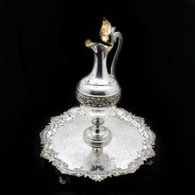 Load image into Gallery viewer, A Very Large Georgian Solid Silver Salver Tray by John Israel 1801 - Artisan Antiques