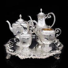 Load image into Gallery viewer, A Very Large Georgian Solid Silver Salver Tray by John Israel 1801 - Artisan Antiques