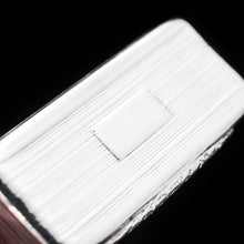 Load image into Gallery viewer, Sleek Rectangular Georgian Silver Snuff Box - Edward Smith 1819 - Artisan Antiques