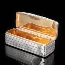 Load image into Gallery viewer, Sleek Rectangular Georgian Silver Snuff Box - Edward Smith 1819 - Artisan Antiques