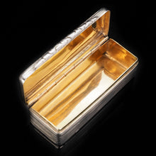 Load image into Gallery viewer, Sleek Rectangular Georgian Silver Snuff Box - Edward Smith 1819 - Artisan Antiques