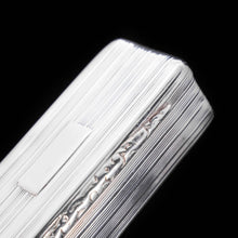 Load image into Gallery viewer, Sleek Rectangular Georgian Silver Snuff Box - Edward Smith 1819 - Artisan Antiques