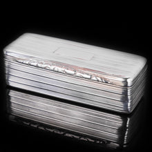 Load image into Gallery viewer, Sleek Rectangular Georgian Silver Snuff Box - Edward Smith 1819 - Artisan Antiques