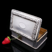 Load image into Gallery viewer, A Huge Solid Silver Table Snuff Box - Daniel & John Wellby 1912 - Artisan Antiques