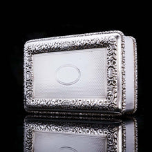 Load image into Gallery viewer, A Huge Solid Silver Table Snuff Box - Daniel & John Wellby 1912 - Artisan Antiques
