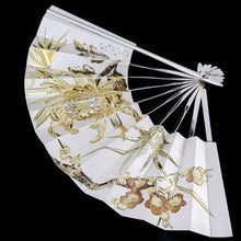 Load image into Gallery viewer, A Vintage Japanese Solid Silver Fan (Sensu/O-gi) - c.1960s