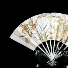 Load image into Gallery viewer, A Vintage Japanese Solid Silver Fan (Sensu/O-gi) - c.1960s