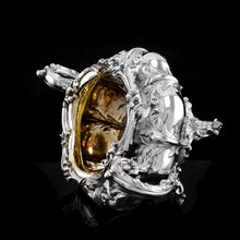 Load image into Gallery viewer, Spectacular Antique Georgian Solid Silver Tea/Coffee Set with Chased Acanthus - Barnard 1833/4