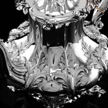 Load image into Gallery viewer, Spectacular Antique Georgian Solid Silver Tea/Coffee Set with Chased Acanthus - Barnard 1833/4