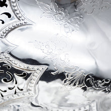 Load image into Gallery viewer, A Stunning Large Victorian Solid Silver Basket - Martin Hall & Co 1858 - Artisan Antiques