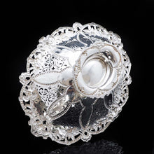 Load image into Gallery viewer, A Stunning Large Victorian Solid Silver Basket - Martin Hall & Co 1858 - Artisan Antiques