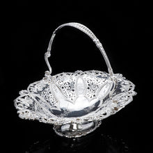Load image into Gallery viewer, A Stunning Large Victorian Solid Silver Basket - Martin Hall & Co 1858 - Artisan Antiques