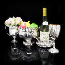Load image into Gallery viewer, A Superb Antique Solid Silver Two-Handled Cup/Trophy with Grape Vines - Martin Hall & Co 1908 - Artisan Antiques