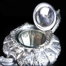 Load image into Gallery viewer, Antique English Solid Silver 3 Piece Tea Pot Set - 1836 London - Artisan Antiques