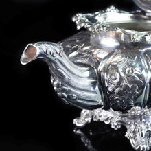 Load image into Gallery viewer, Antique English Solid Silver 3 Piece Tea Pot Set - 1836 London - Artisan Antiques