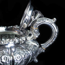 Load image into Gallery viewer, Antique English Solid Silver 3 Piece Tea Pot Set - 1836 London - Artisan Antiques