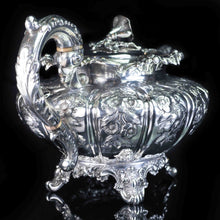 Load image into Gallery viewer, Antique English Solid Silver 3 Piece Tea Pot Set - 1836 London - Artisan Antiques