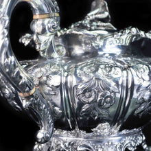 Load image into Gallery viewer, Antique English Solid Silver 3 Piece Tea Pot Set - 1836 London - Artisan Antiques