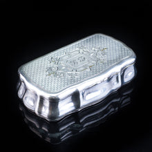 Load image into Gallery viewer, Antique Imperial Russian Silver Table Snuff Box with Vermeil - 19th Century. - Artisan Antiques