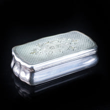 Load image into Gallery viewer, Antique Imperial Russian Silver Table Snuff Box with Vermeil - 19th Century. - Artisan Antiques