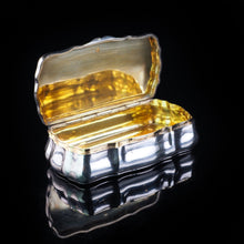 Load image into Gallery viewer, Antique Imperial Russian Silver Table Snuff Box with Vermeil - 19th Century. - Artisan Antiques