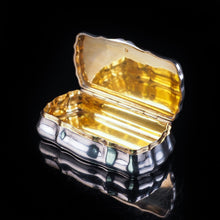 Load image into Gallery viewer, Antique Imperial Russian Silver Table Snuff Box with Vermeil - 19th Century. - Artisan Antiques