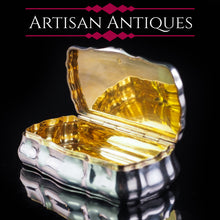 Load image into Gallery viewer, Antique Imperial Russian Silver Table Snuff Box with Vermeil - 19th Century. - Artisan Antiques