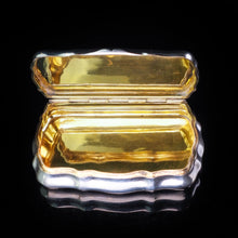Load image into Gallery viewer, Antique Imperial Russian Silver Table Snuff Box with Vermeil - 19th Century. - Artisan Antiques