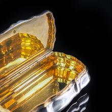 Load image into Gallery viewer, Antique Imperial Russian Silver Table Snuff Box with Vermeil - 19th Century. - Artisan Antiques