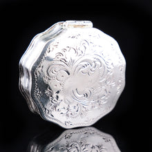 Load image into Gallery viewer, Antique Dutch 12 Sided Scalloped Silver Snuff Box with Gilt Interior - 1864 - Artisan Antiques