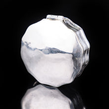 Load image into Gallery viewer, Antique Dutch 12 Sided Scalloped Silver Snuff Box with Gilt Interior - 1864 - Artisan Antiques