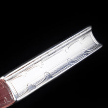 Load image into Gallery viewer, Antique Table Silver Snuff Box with Hand Engraved Scrolls - Victorian 1850 - Artisan Antiques