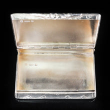 Load image into Gallery viewer, Antique Table Silver Snuff Box with Hand Engraved Scrolls - Victorian 1850 - Artisan Antiques