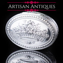 Load image into Gallery viewer, Antique French Silver Detailed Table Snuff Box - c.1900 - Artisan Antiques