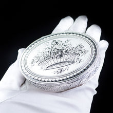 Load image into Gallery viewer, Antique French Silver Detailed Table Snuff Box - c.1900 - Artisan Antiques