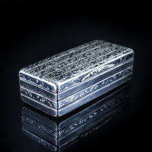 Load image into Gallery viewer, Antique Imperial Russian Niello Silver Large Snuff Box c.1842 - Artisan Antiques