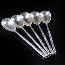 Load image into Gallery viewer, Antique Imperial Russian Silver Niello Spoons - Set of 5 c.1850 - Artisan Antiques